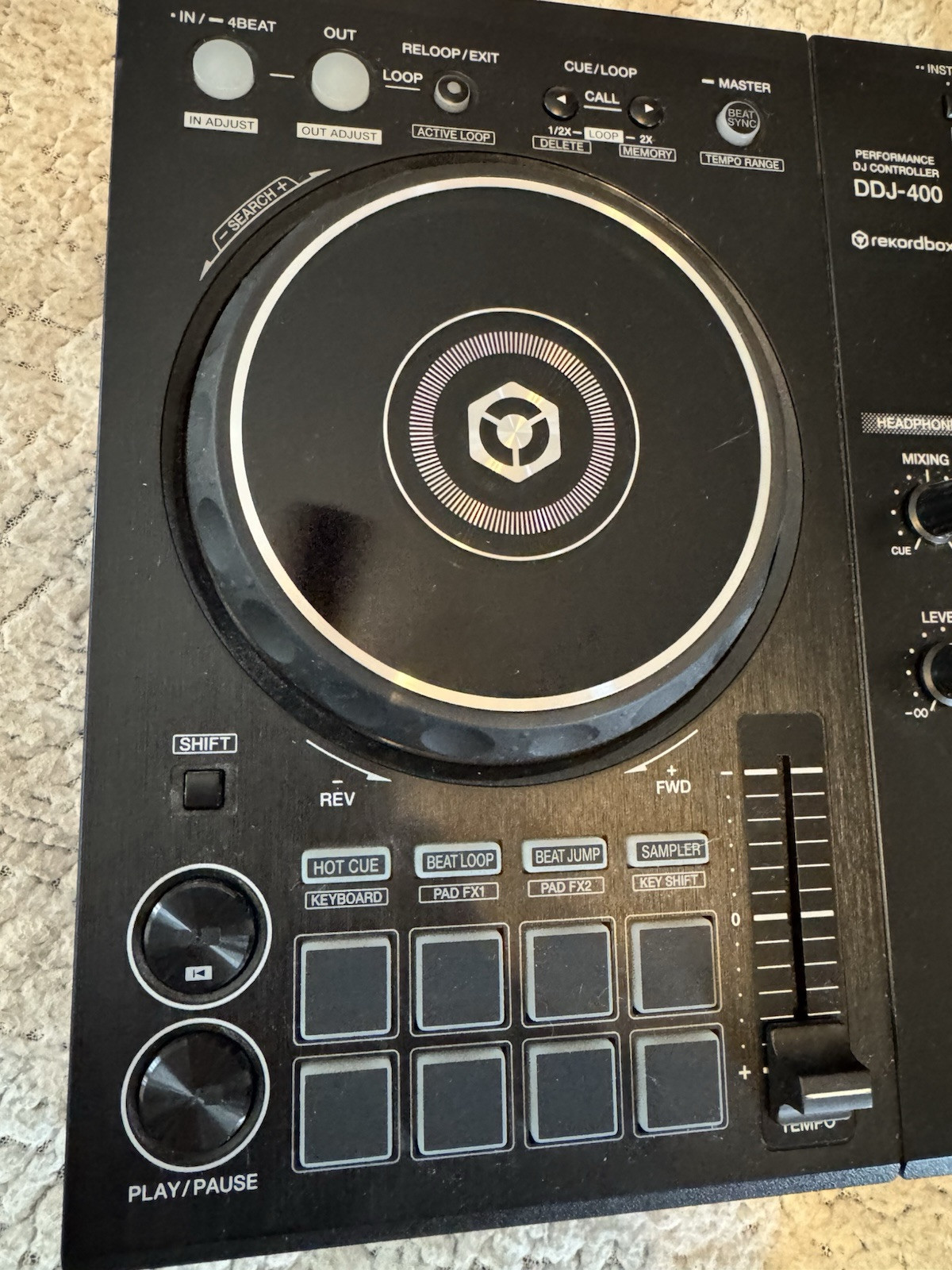 Pioneer DJ DDJ-400 Double Deck Controller - Black