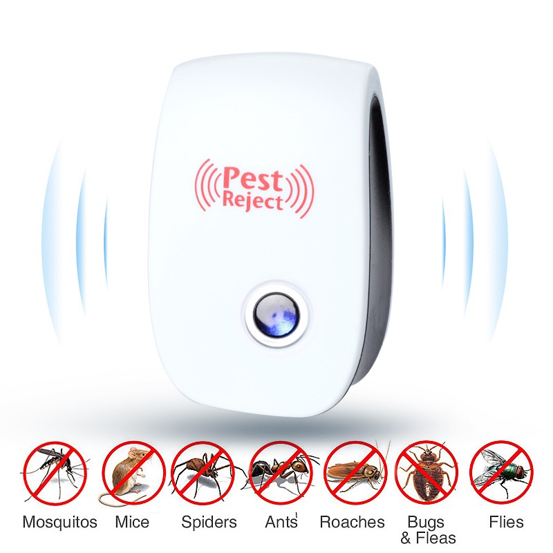 Ultrasonic Pest Repeller Roaches Lizards Mice Flies Spiders Bugs Pest Control