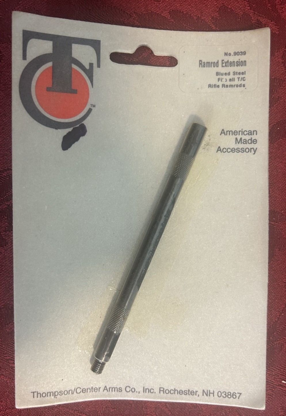 Vtg Factory Thompson Center T/C Ramrod Extension 9039 Blued Fits All T/C Ramrods