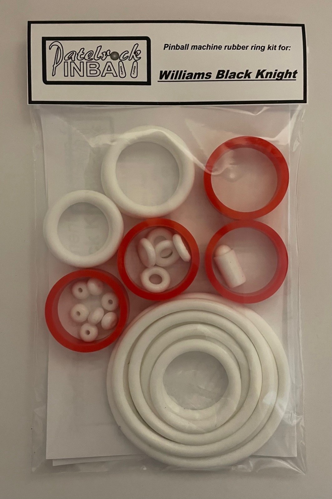 1980 Williams Black Knight Pinball Machine Rubber Ring Kit