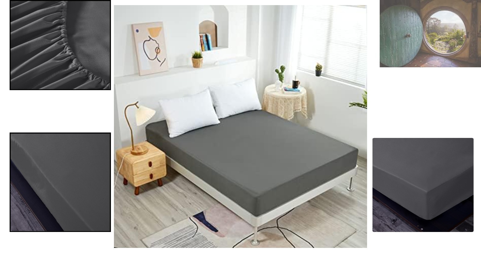 Luxuriously Soft Microfiber Fitted Sheet - Full Size with 14" Deep Pockets