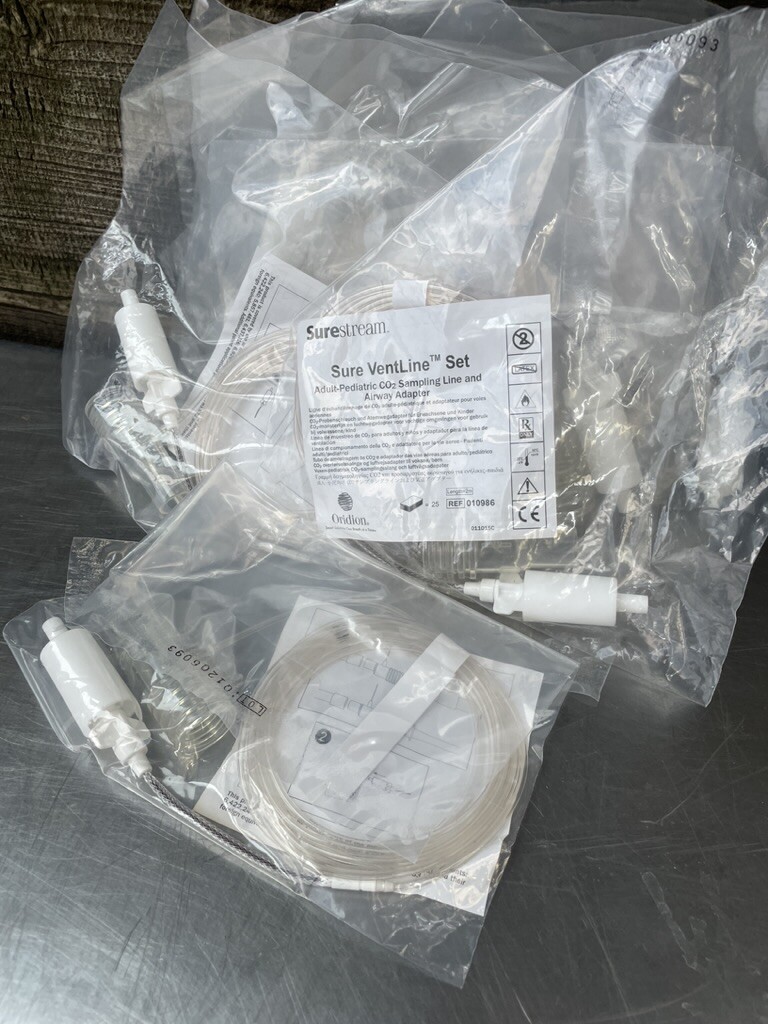 -LOT of 10- Oridion Surestream Adult Pediatric Sure VentLine Set 010986