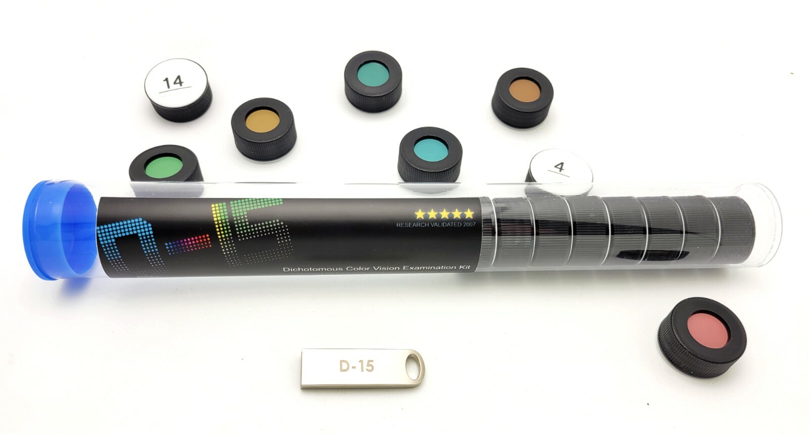 Farnsworth Munsell D-15 Color Vision Test. Includes test sheet, & manual.  NEW!