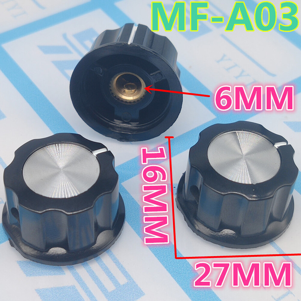20 PCS MF-A03 Boss Style Knob For Guitars, Ham Radios & FX Pedals. USA SELLER!