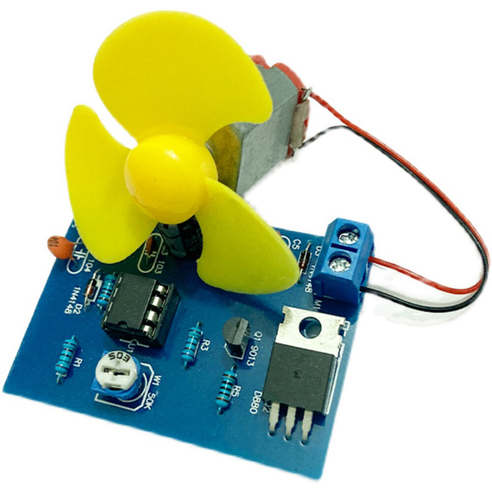 DC4.5V NE555 Pulse Width Motor Speed Controller Kit DIY Teaching Electronic