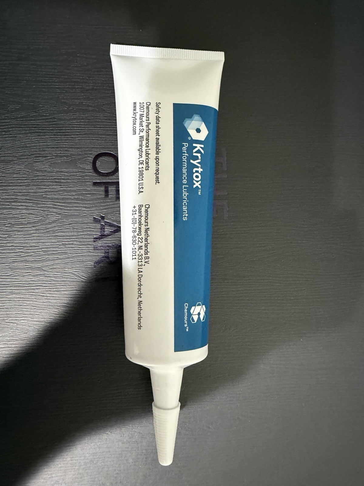 Krytox Gpl-205 8 Oz., Tube, Synthetic, White DOM 2025+