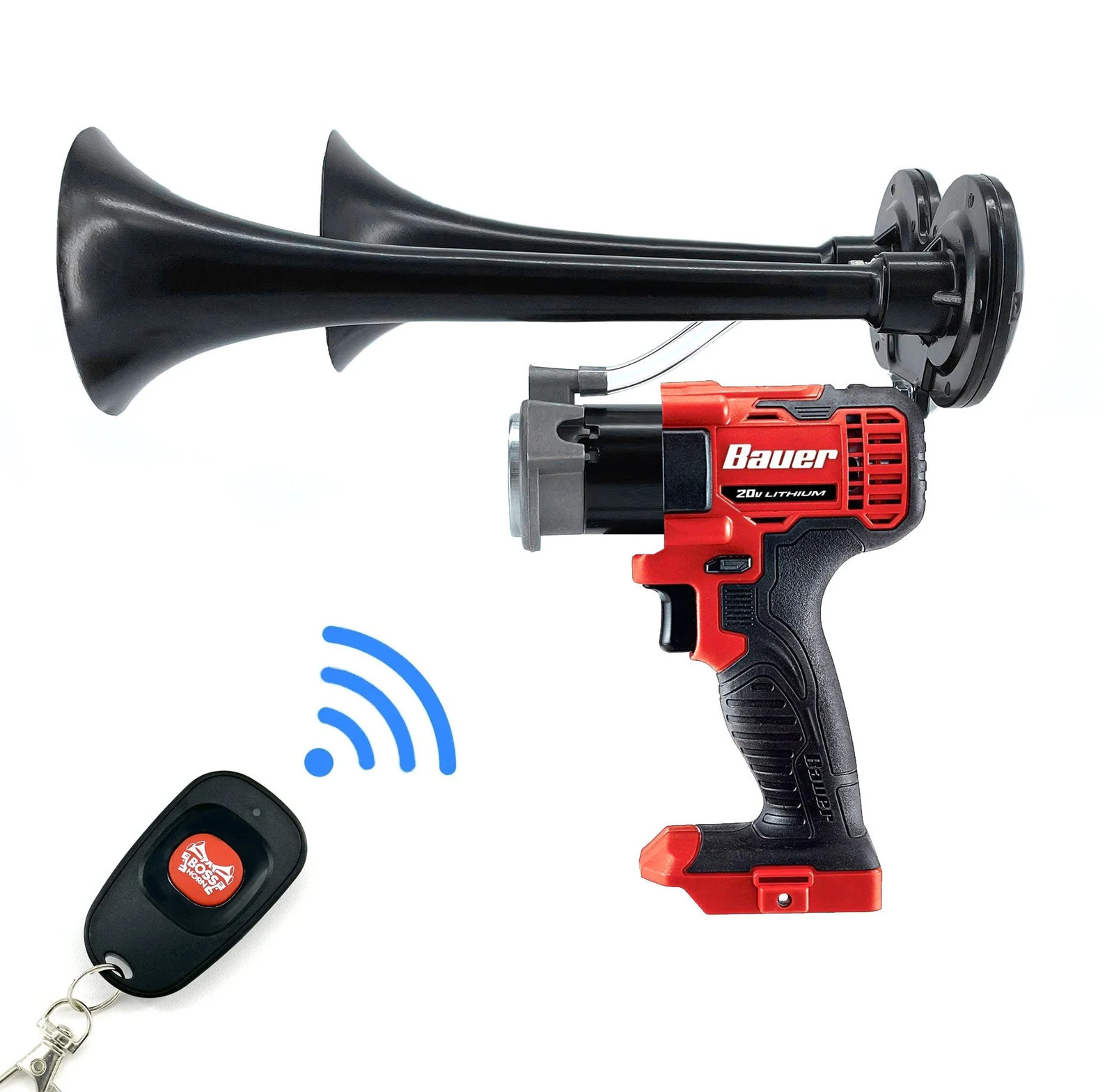 Dual Train Horn for Bauer® 20v Battery