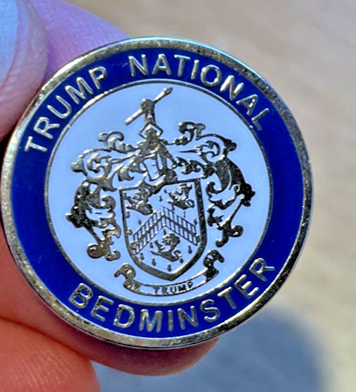 Trump National Bedminster Golf Ball Marker Blue