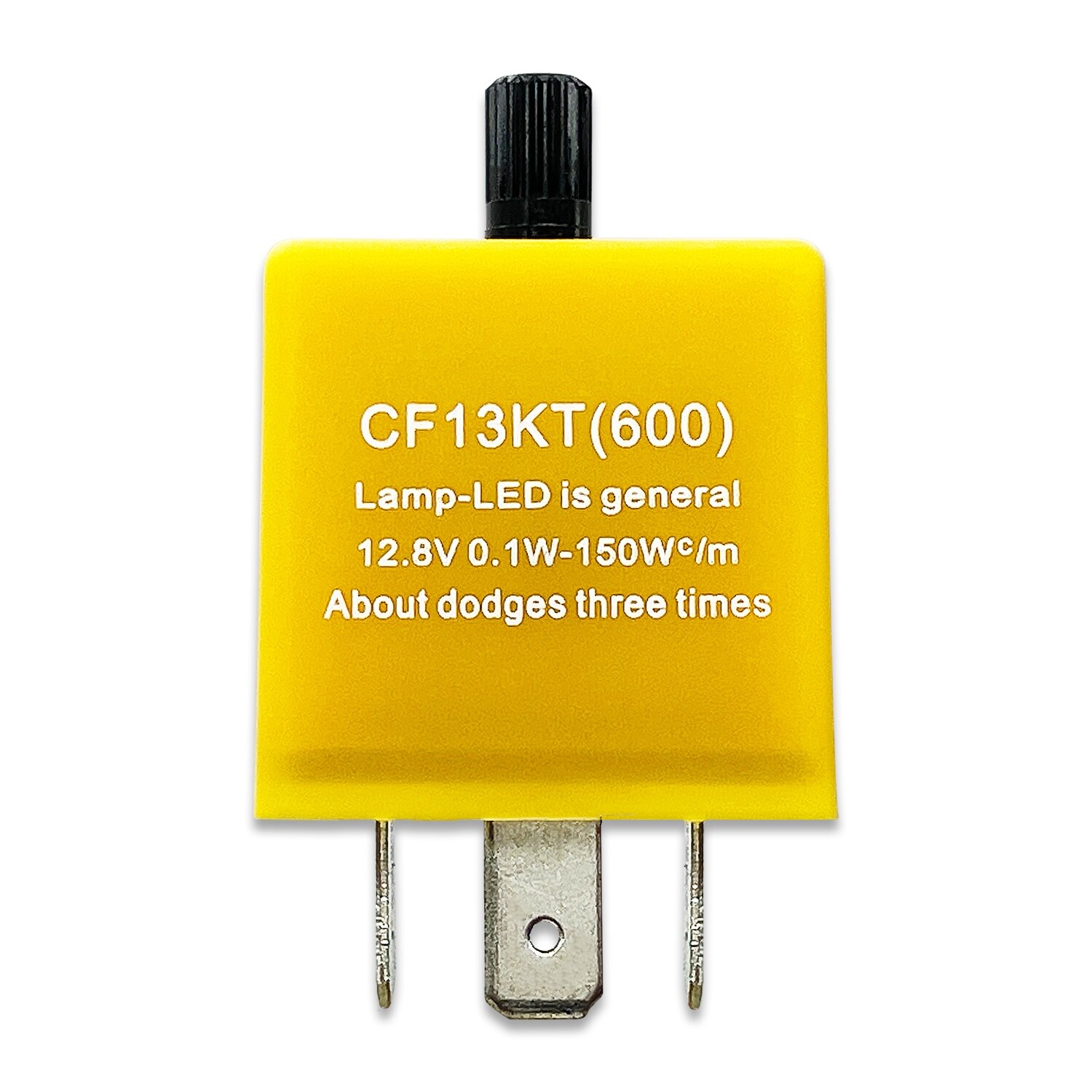3-Pin CF13 EP34 KT600 LED Flasher Relay W/ Speed Adjustable Upto 600X Hyperflash