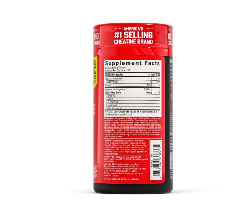 Six Star Pro Nutrition Creatine Caplets, 60 Count