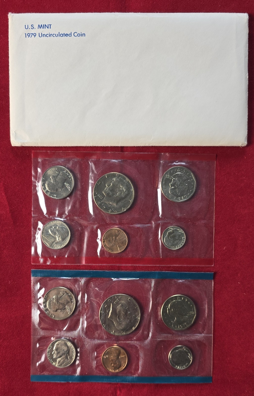 1979 US Mint Uncirculated P&D Set in OGP Envelope