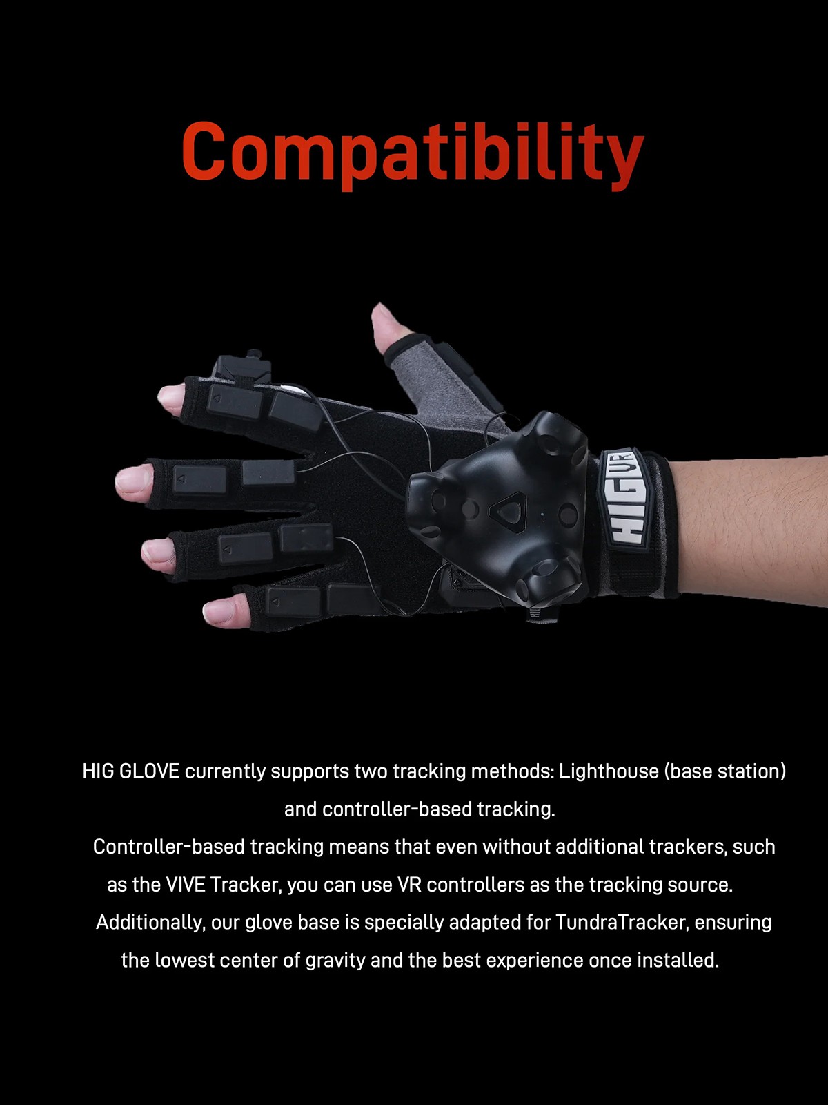 High Precision VR Motion Capture Glove for Quest 3 3S, VIVE Tracker, VIVE Index