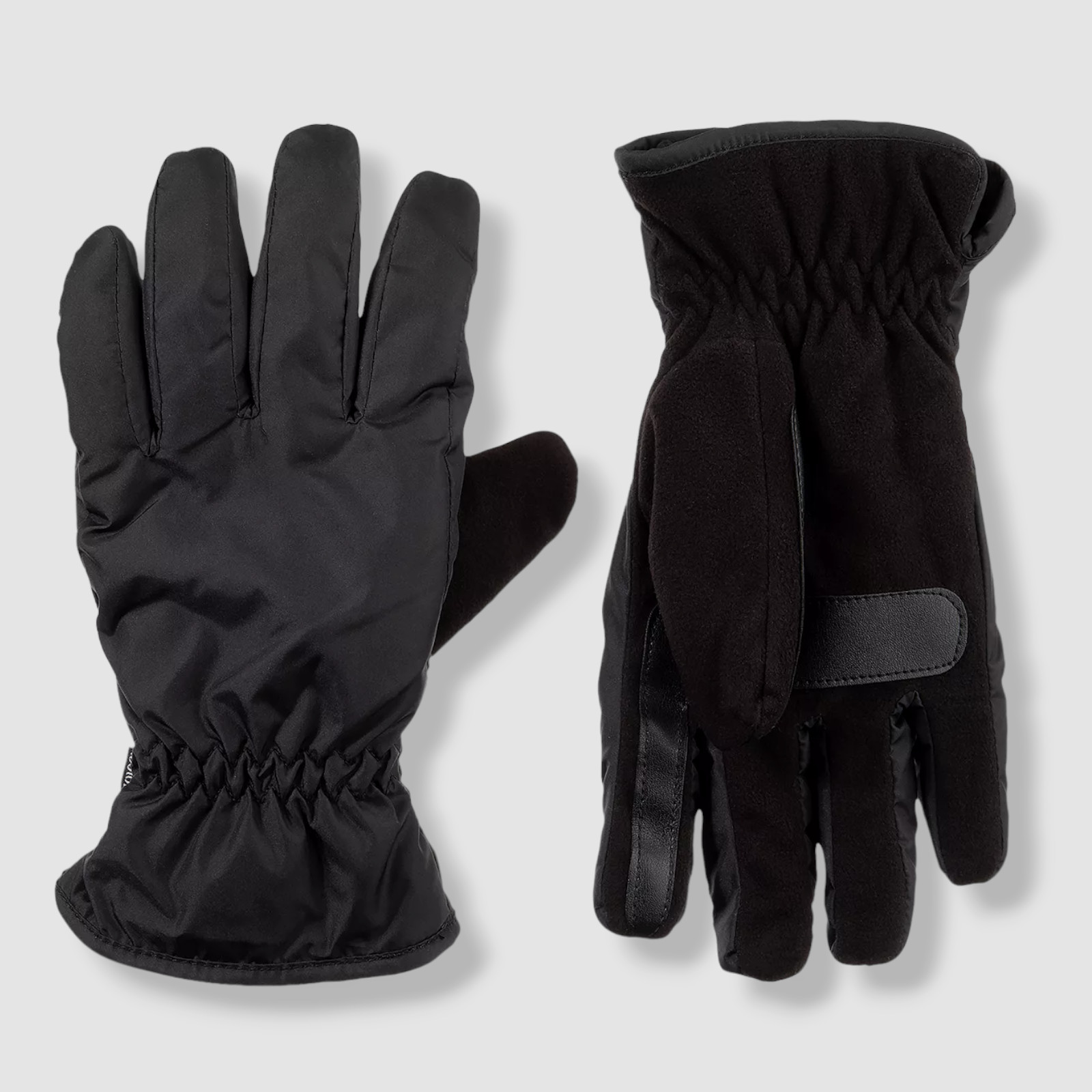 $45 Isotoner Men's Black Signature Touchscreen SleekHeat Winter Gloves Size L