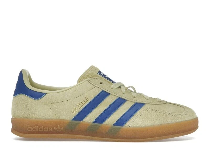 adidas Gazelle Indoor Powder Yellow Royal Blue - JH5406 Sz 9