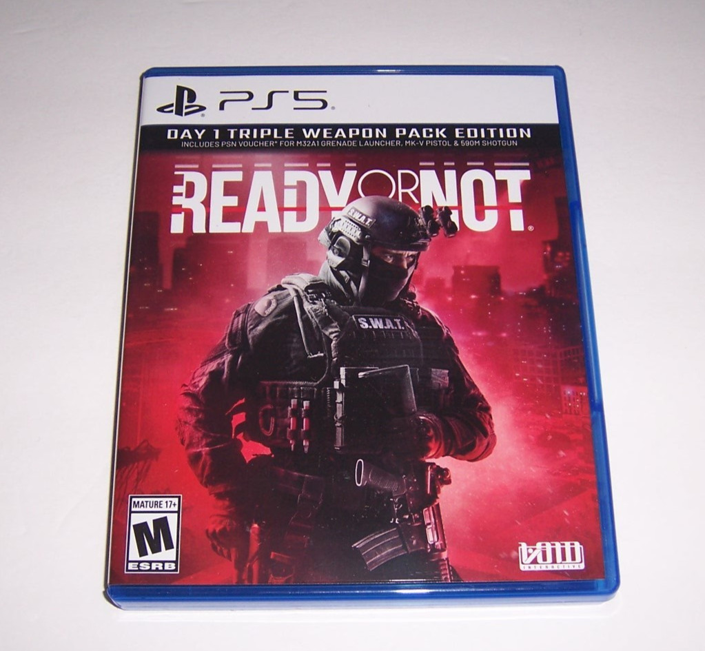 Authentic Box Case Replacement Sony PlayStation 5 PS5 For Ready or Not