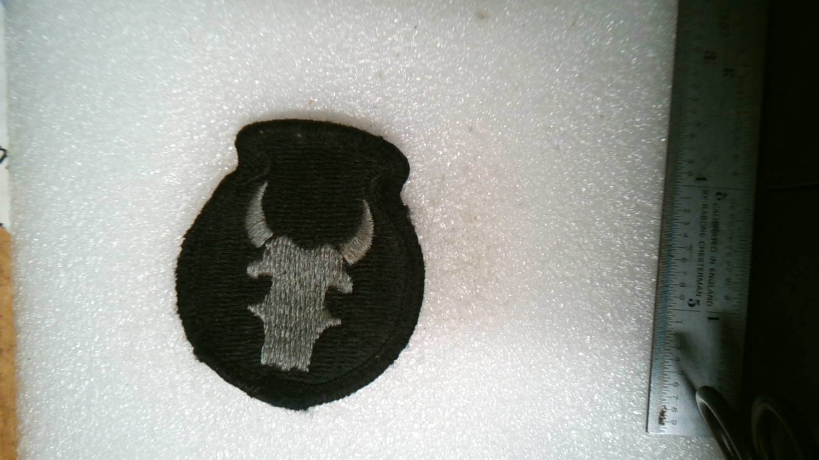 MILITARY PATCH HOOK AND LOOP ACU 34TH INFANTRY DIVISION COMBAT USED