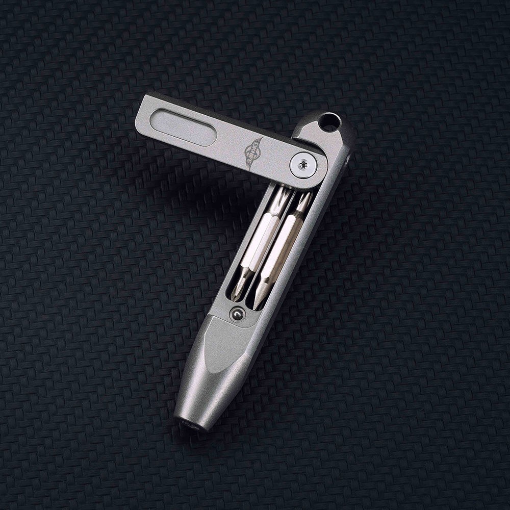 Oknife Otacle D1 EDC Pocket Tool w/4 Double-End Hex Micro Bits Magnetic Holders