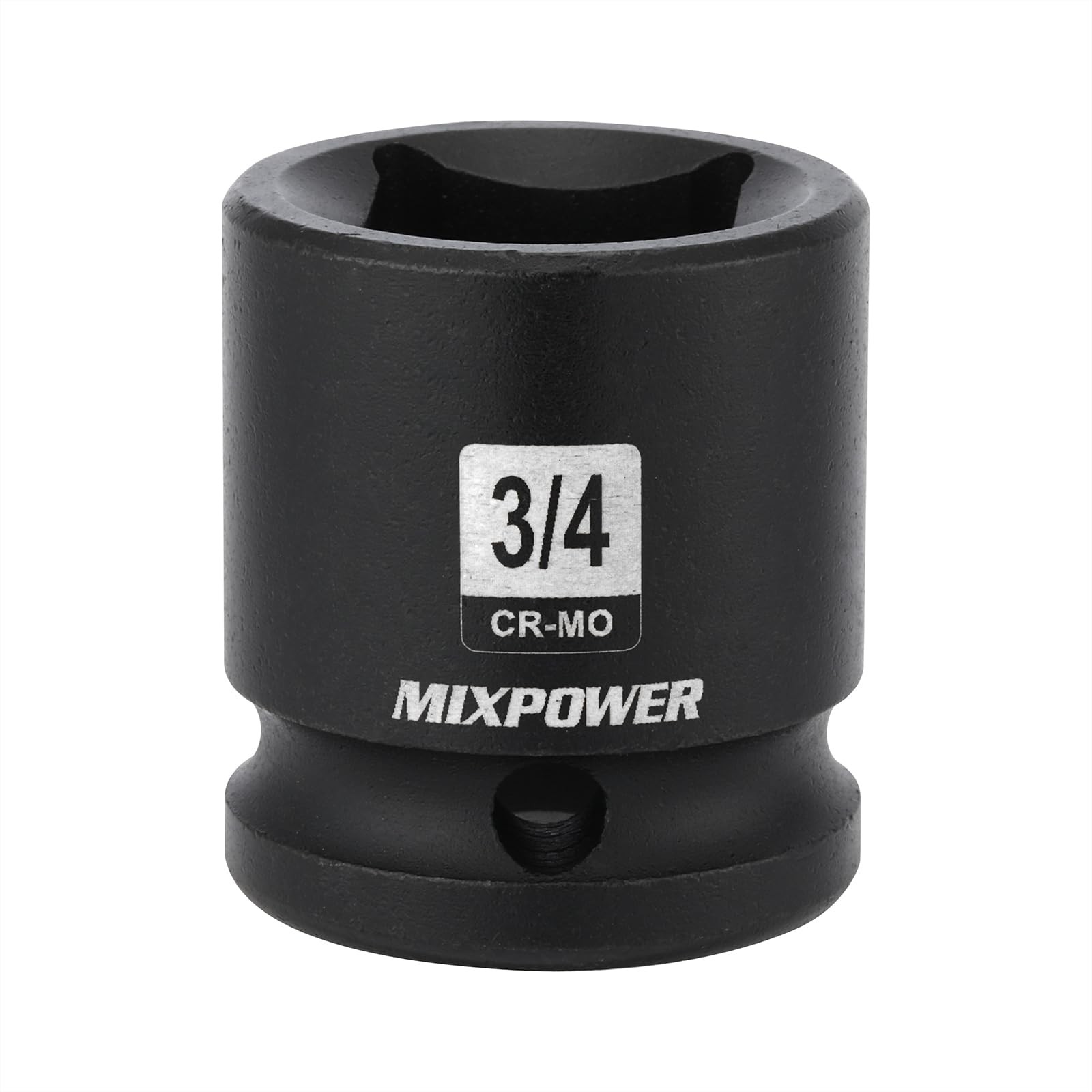 MIXPOWER 1/2"Drive 3/4" Square Socket, CR-MO, 4-Point, SAE,