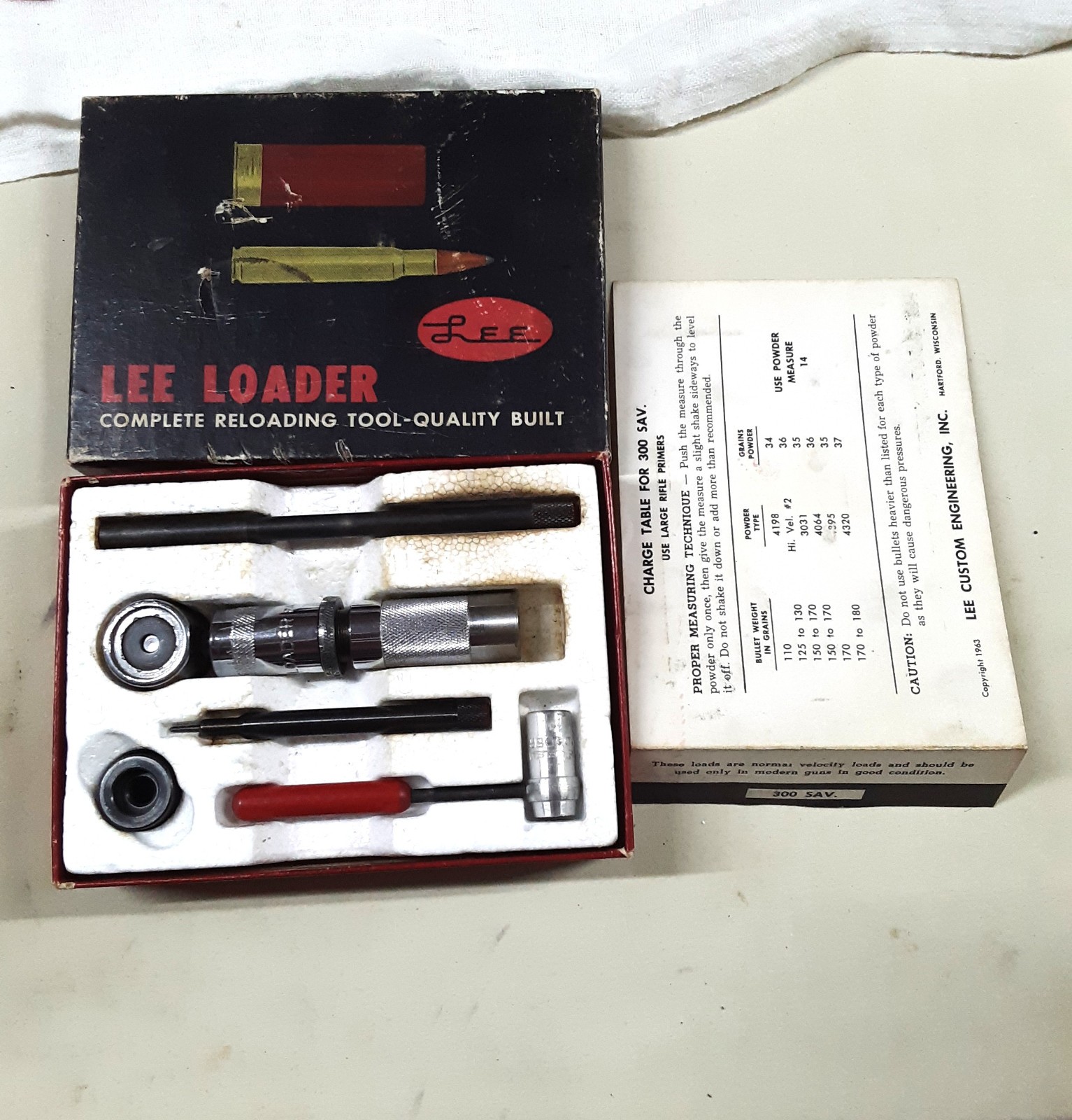 LEE LOADER  300 SAVAGE Reloading .300 SAV