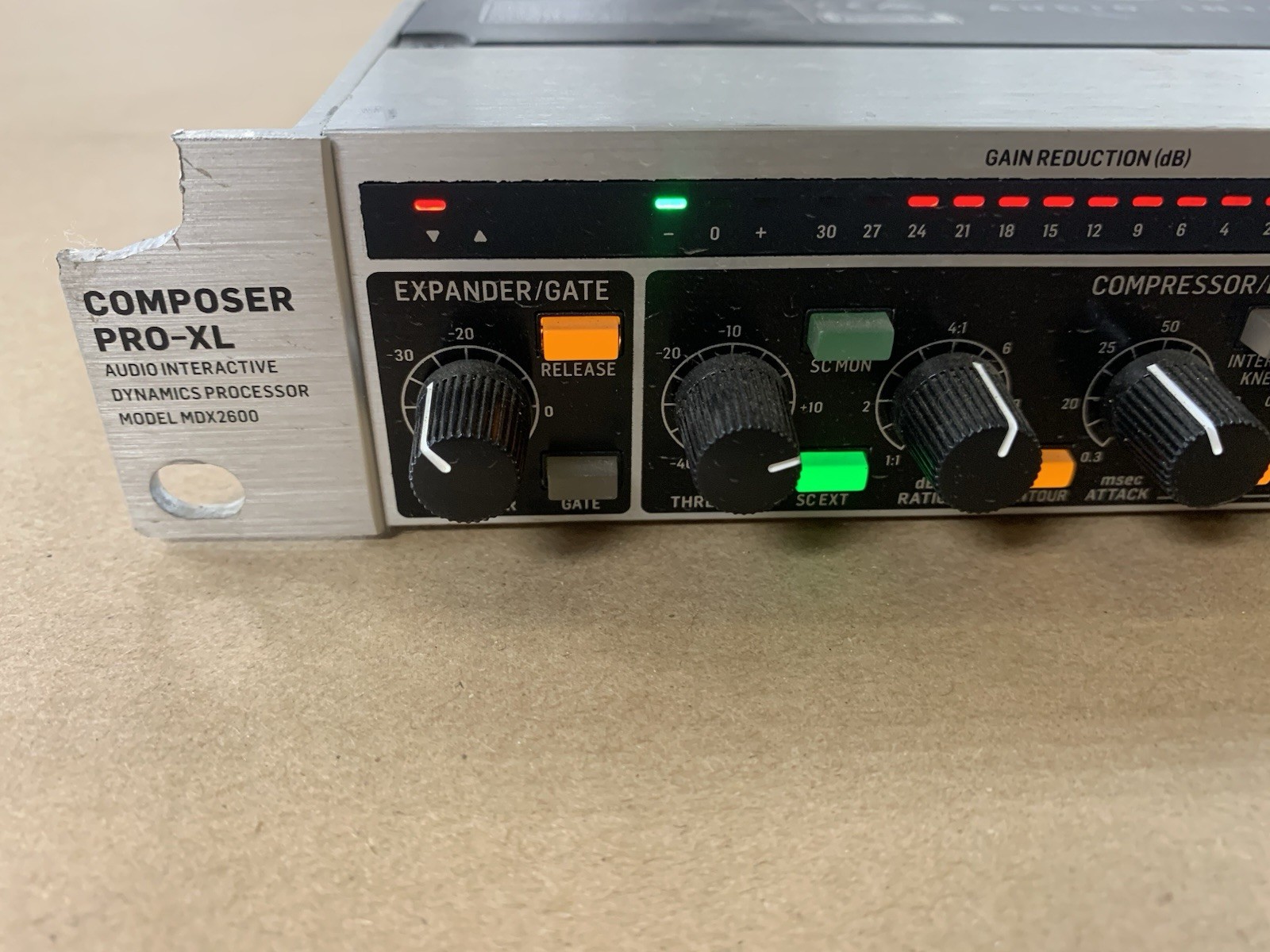 Behringer MDX2600 Audio Interactive Compressor Dynamics Processor Composer-XL