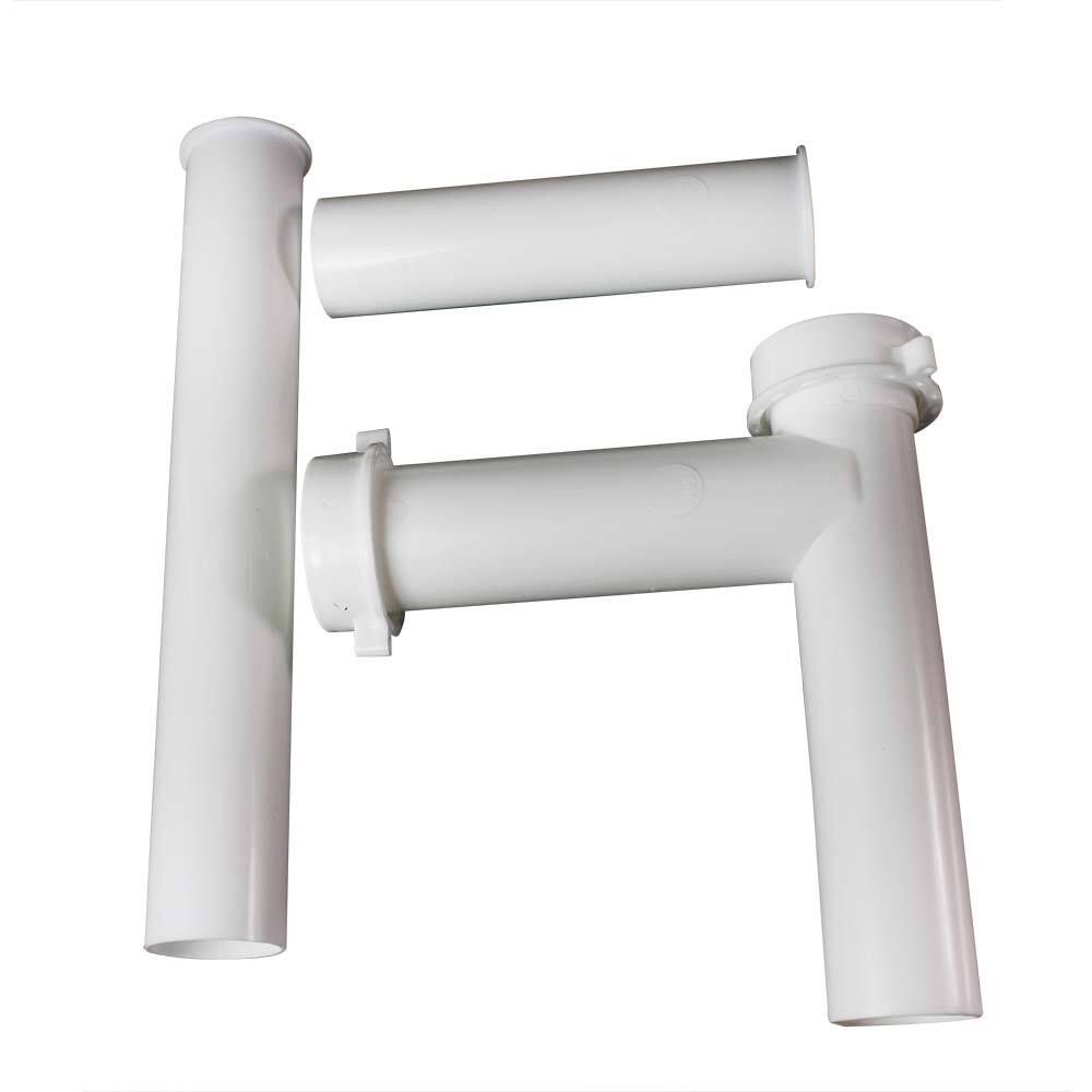Thrifco 4401669 1-1/2" PVC End Outlet Adjustable / Telescoping Disposal Kit