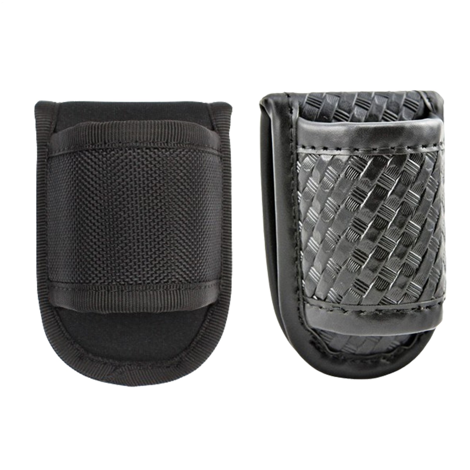 Portable Flashlight Belt Holster D Shape Open Design Nylon Flashlight Holder