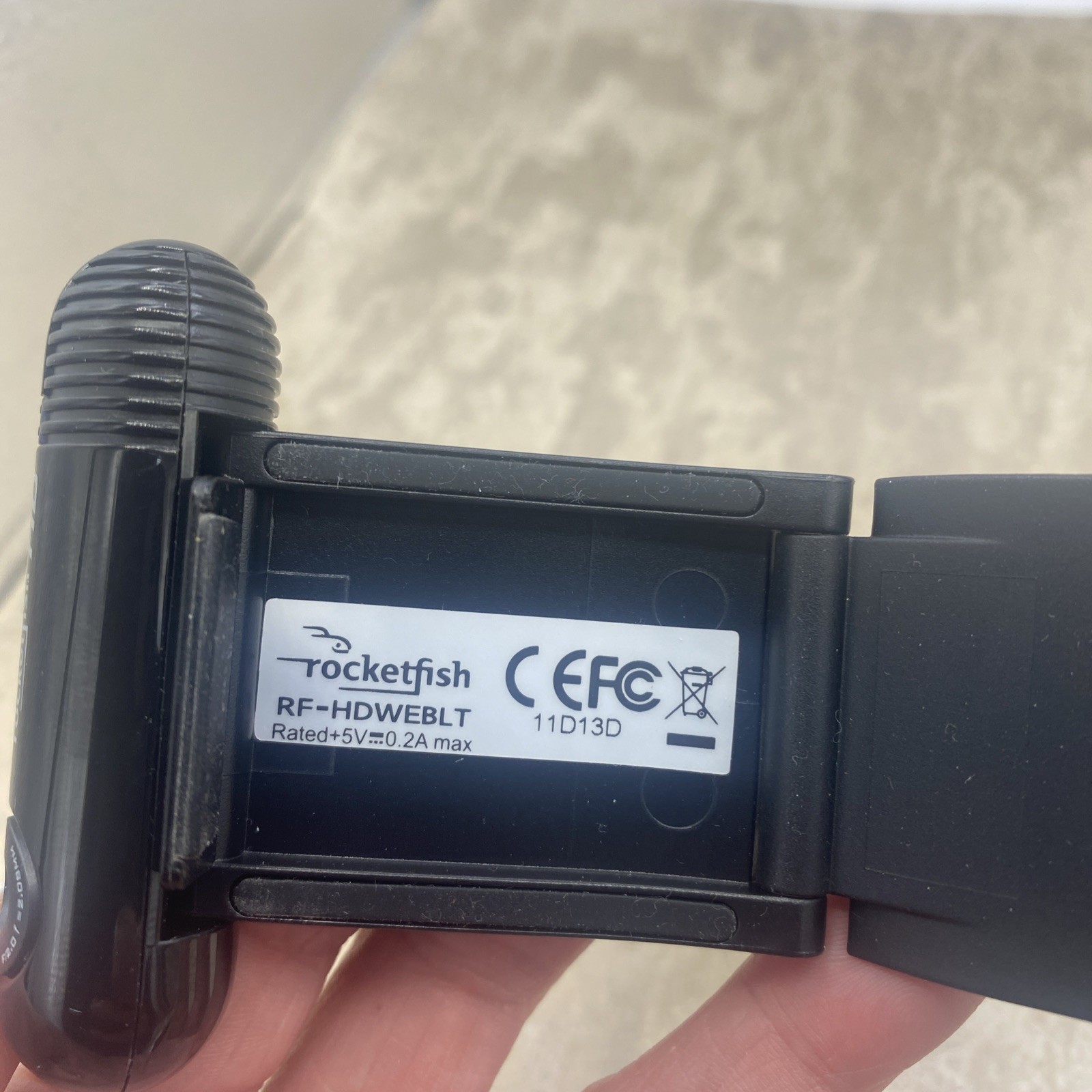 Rocketfish-RF-HDWEBLT 11D13D-HD Camera Webcam UNTESTED-See Pictures