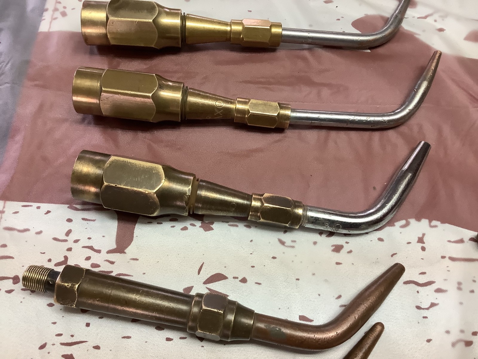 🇺🇸 7 Oxweld Brazing/Welding Torch Tip Head Nozzle W-17 & 22 Purox Linde 🇺🇸