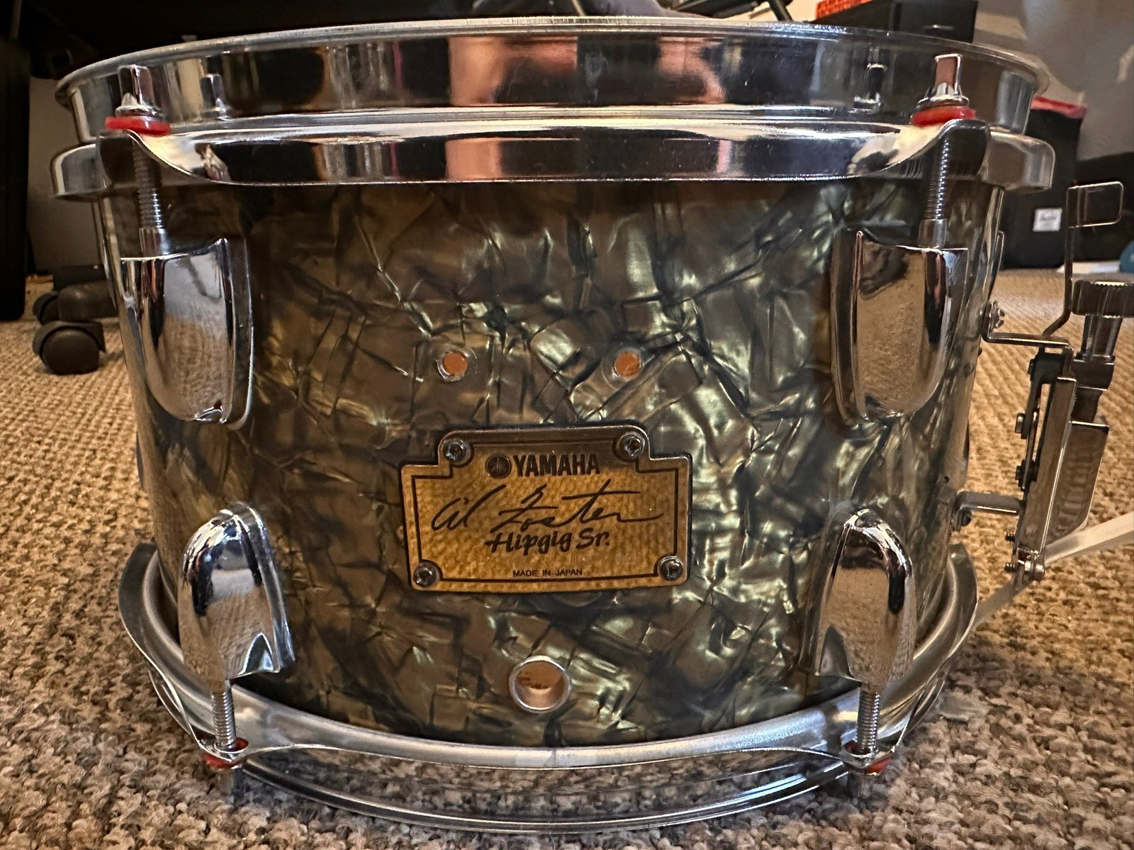 Yamaha Al Foster Hip Gig Jr. Snare 12″× 6″/Gold Marine Pearl/RARE/Vintage/SNR