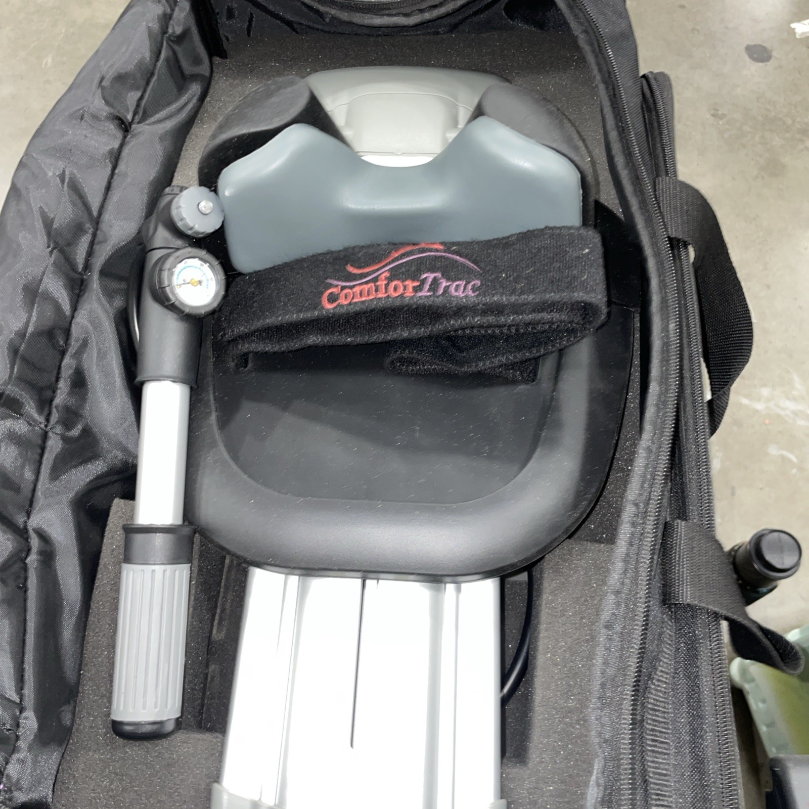Comfortrac Cervical Traction Neck Device Pump With Deluxe Carrying Bag Tested.