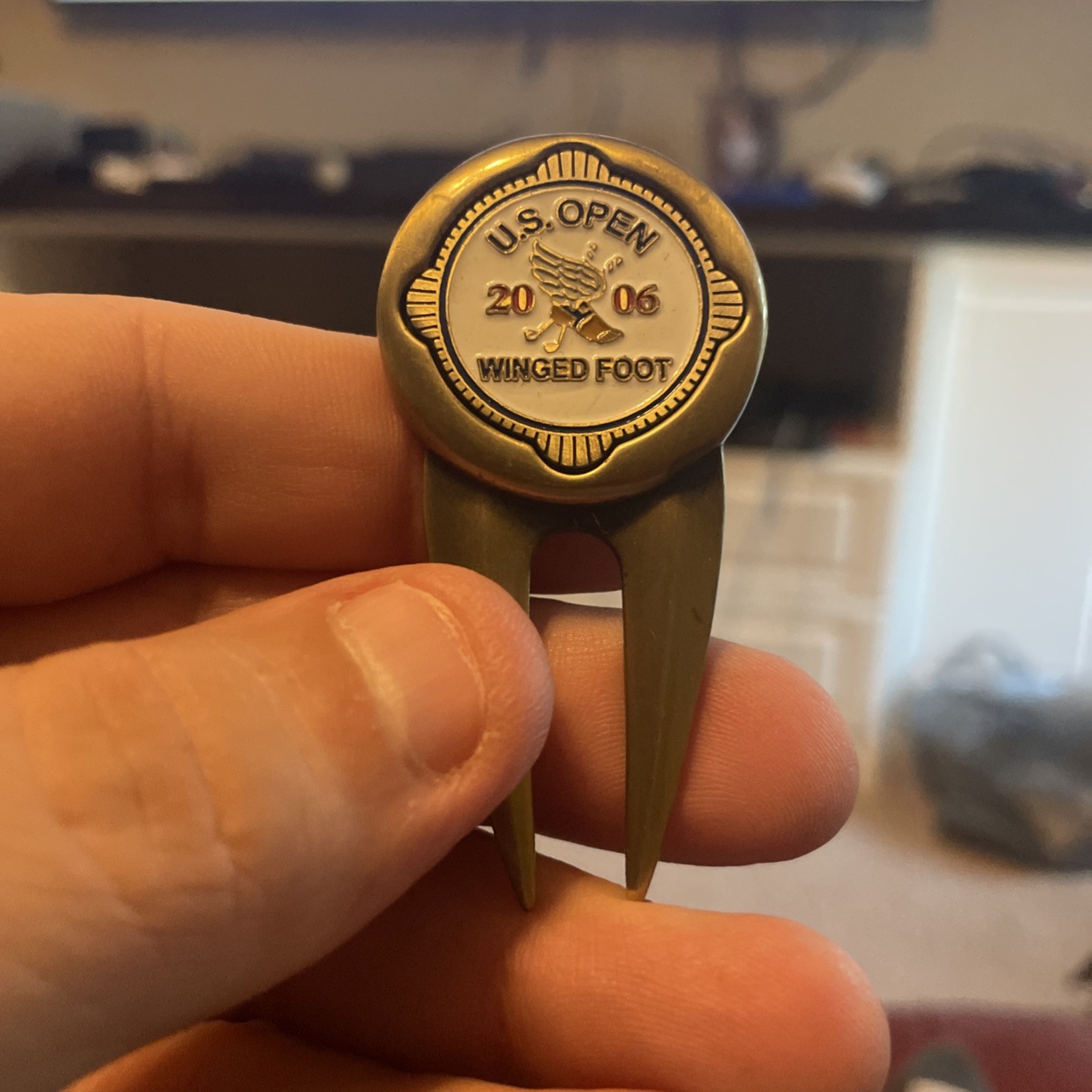 U.S. Open Golf Divot Tool Removable Ball Marker -  Winged Foot