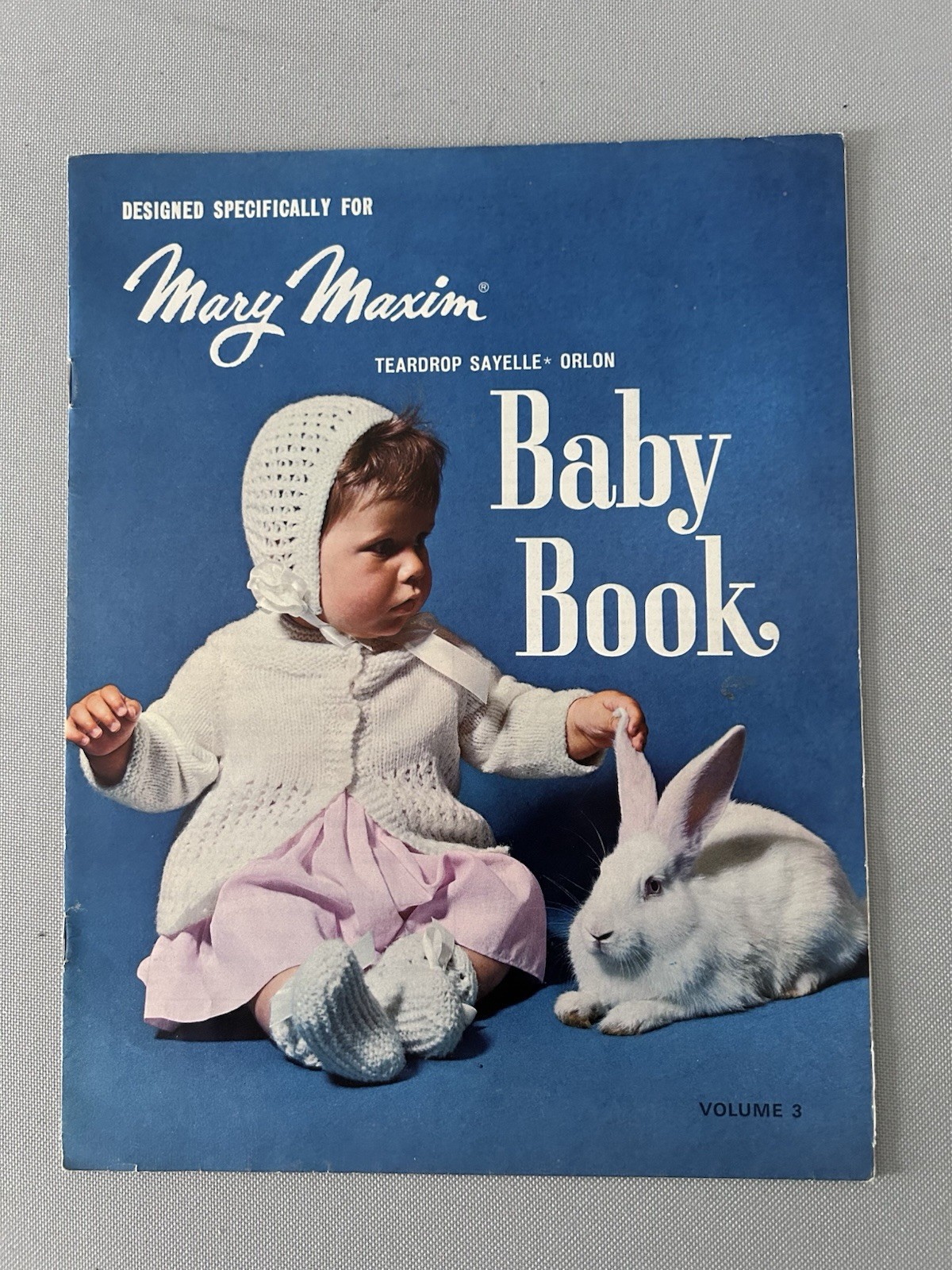 Vintage 1960s Mary Maxim Baby Book Knitting Instructions PB Vol 3