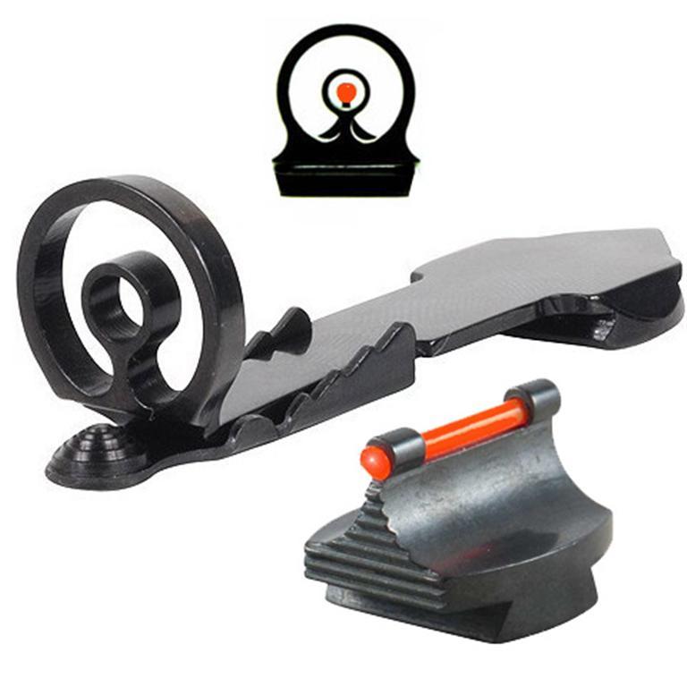 Bullseye  RED   Fiber Optic Sight Set fits  Rossi  92 in 44 Mag  24" Octagon NEW