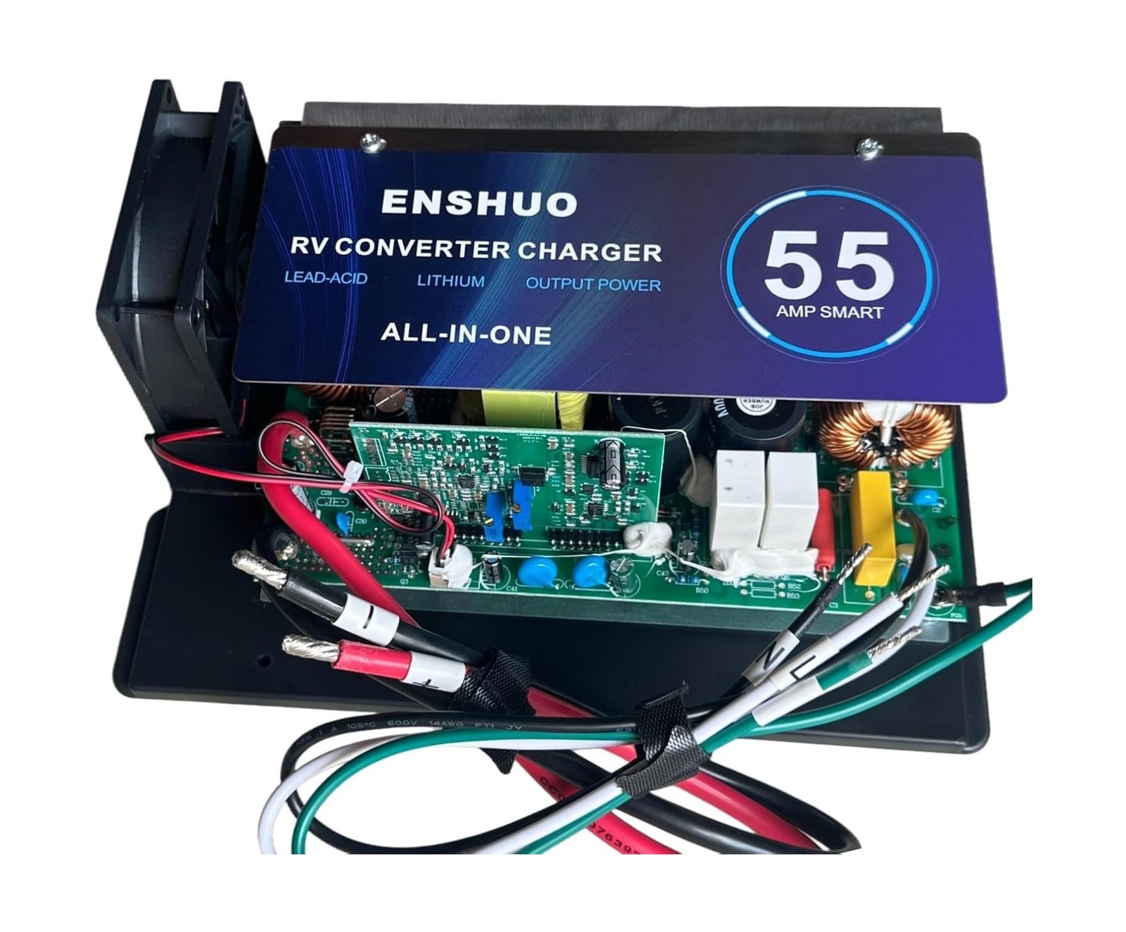 12V55Amps RV Power Source forWF-8955-MBA, WF-8955PEC Power Converter, Three S...