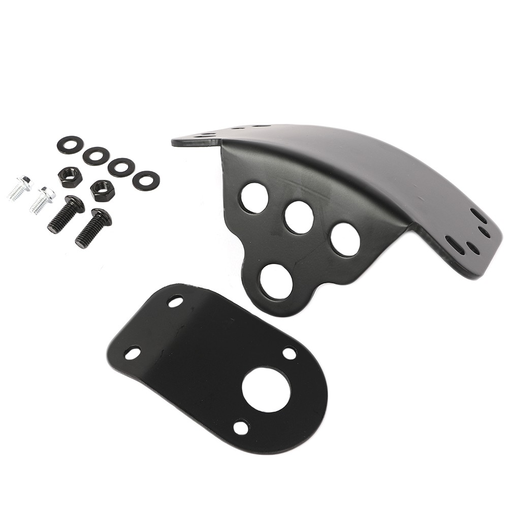 Side Mount License Plate Bracket Motorcycle Tail Light Holder For Aprilia Black