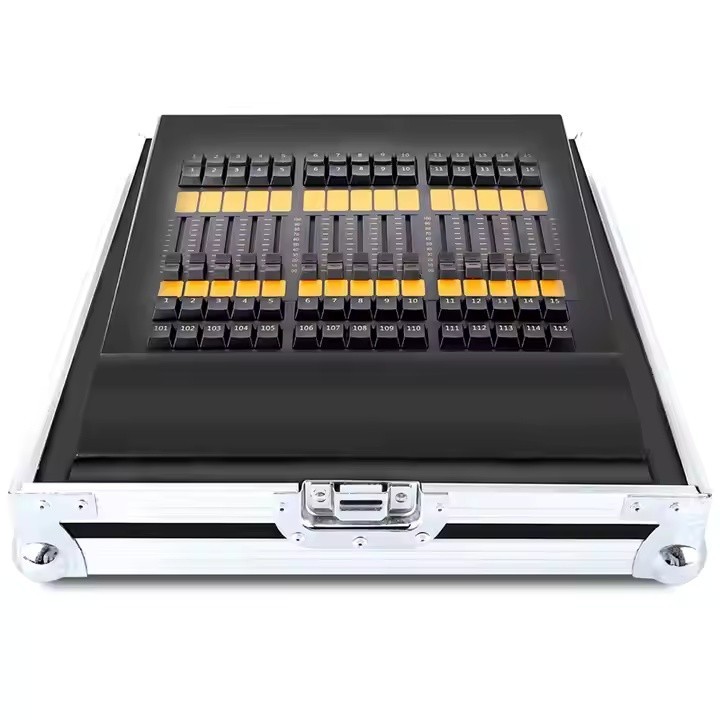 DMX512 Console MA on PC Fader Wing Stage Light Controller with Fly Case