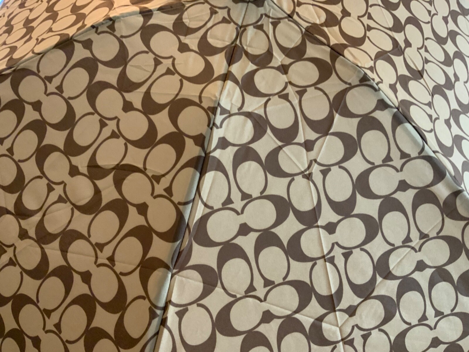 COACH UV Mini Umbrella - C4322 - NWT - Signature SV/Graphite