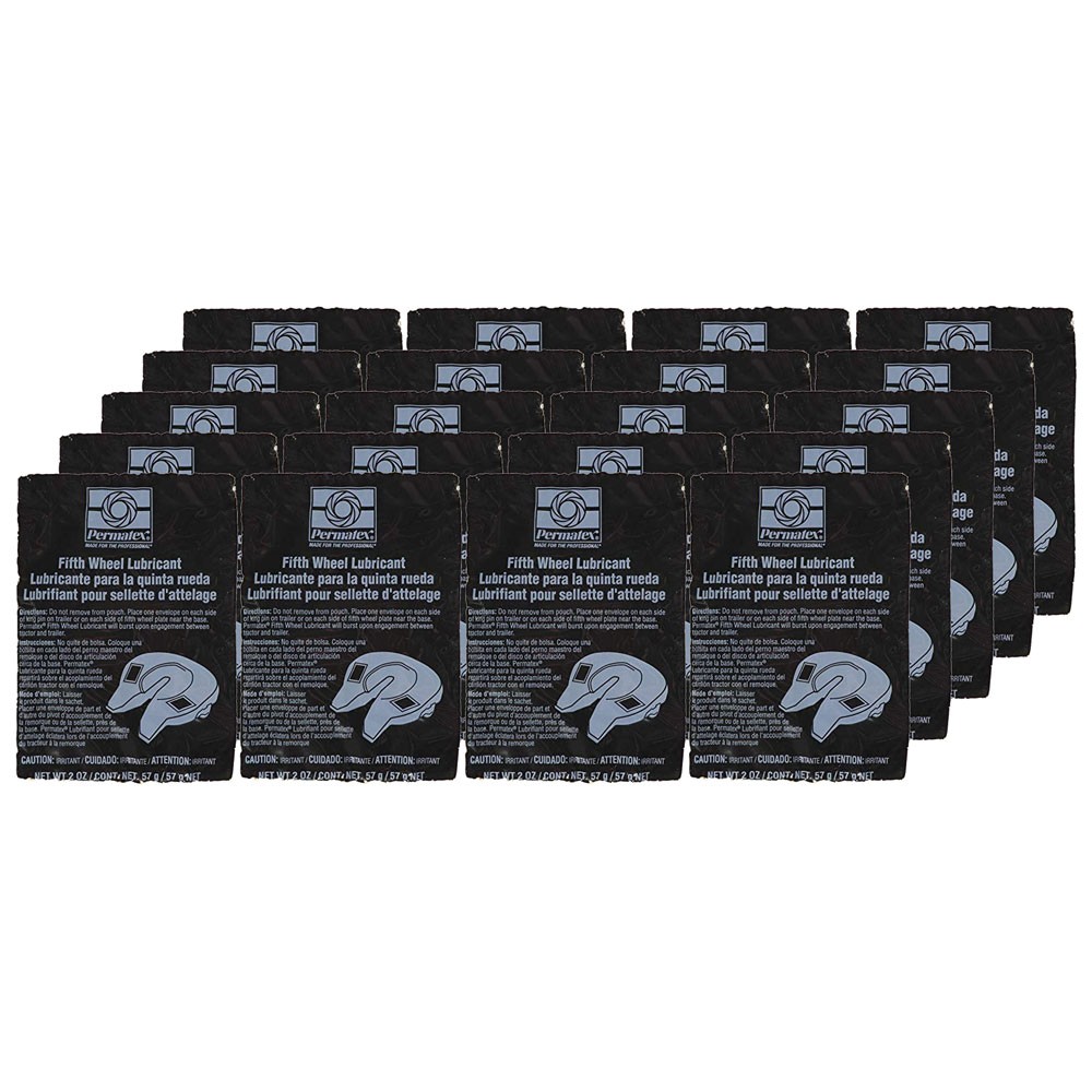 Permatex Trailer Hitch Ball Grease 01010 (20-PACK); Fifth Wheel Lubricant