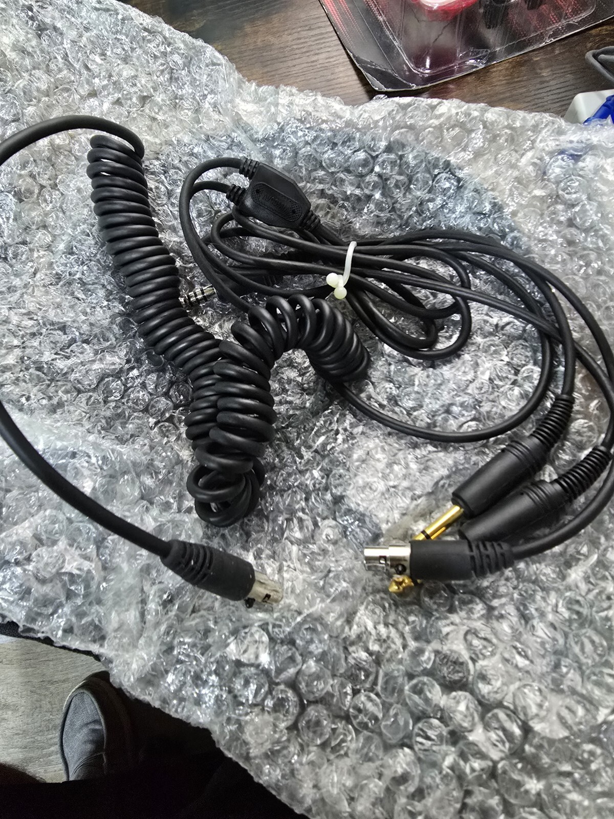 RARE AVCOMM Silver State Helicopters Aviation Headset Dual Plug.