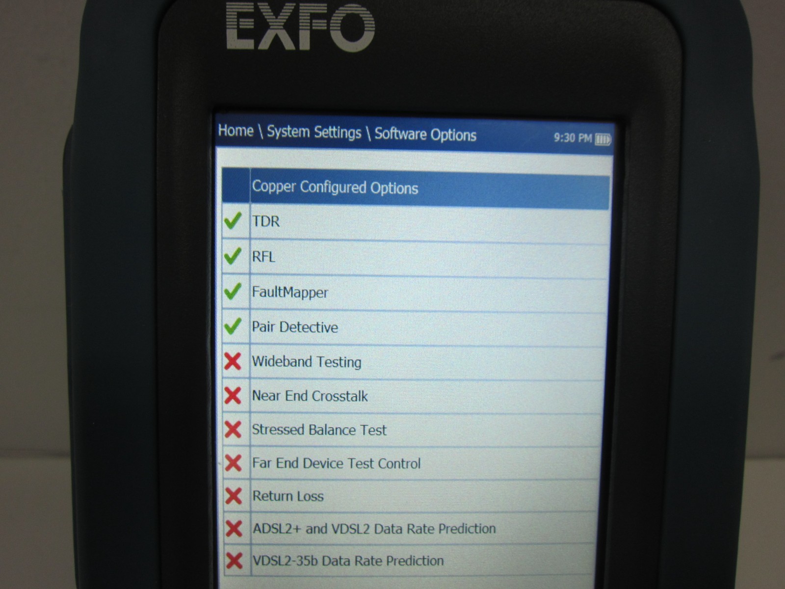 EXFO MAX-610 MaxTester Copper Test, TDR,RFL, Pair Detective, 1317352,Calibrated