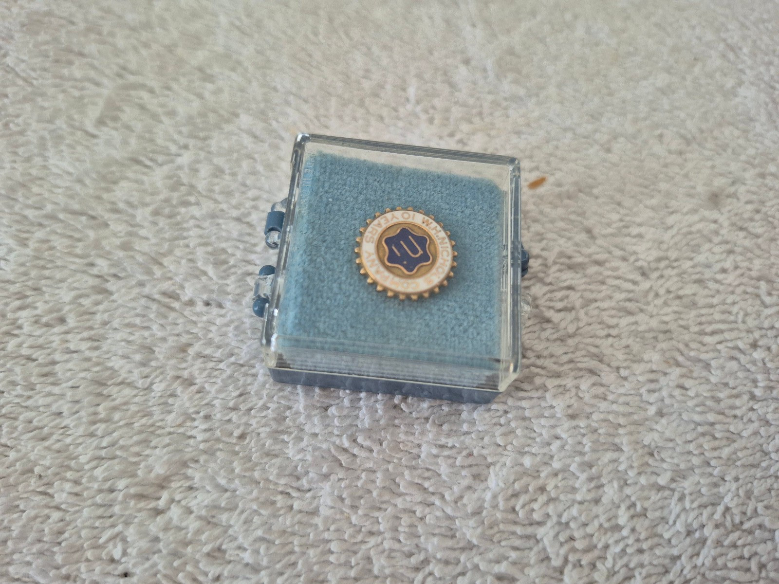 W H Nichols Company 10 Years Service Pin Engineering Portland OR