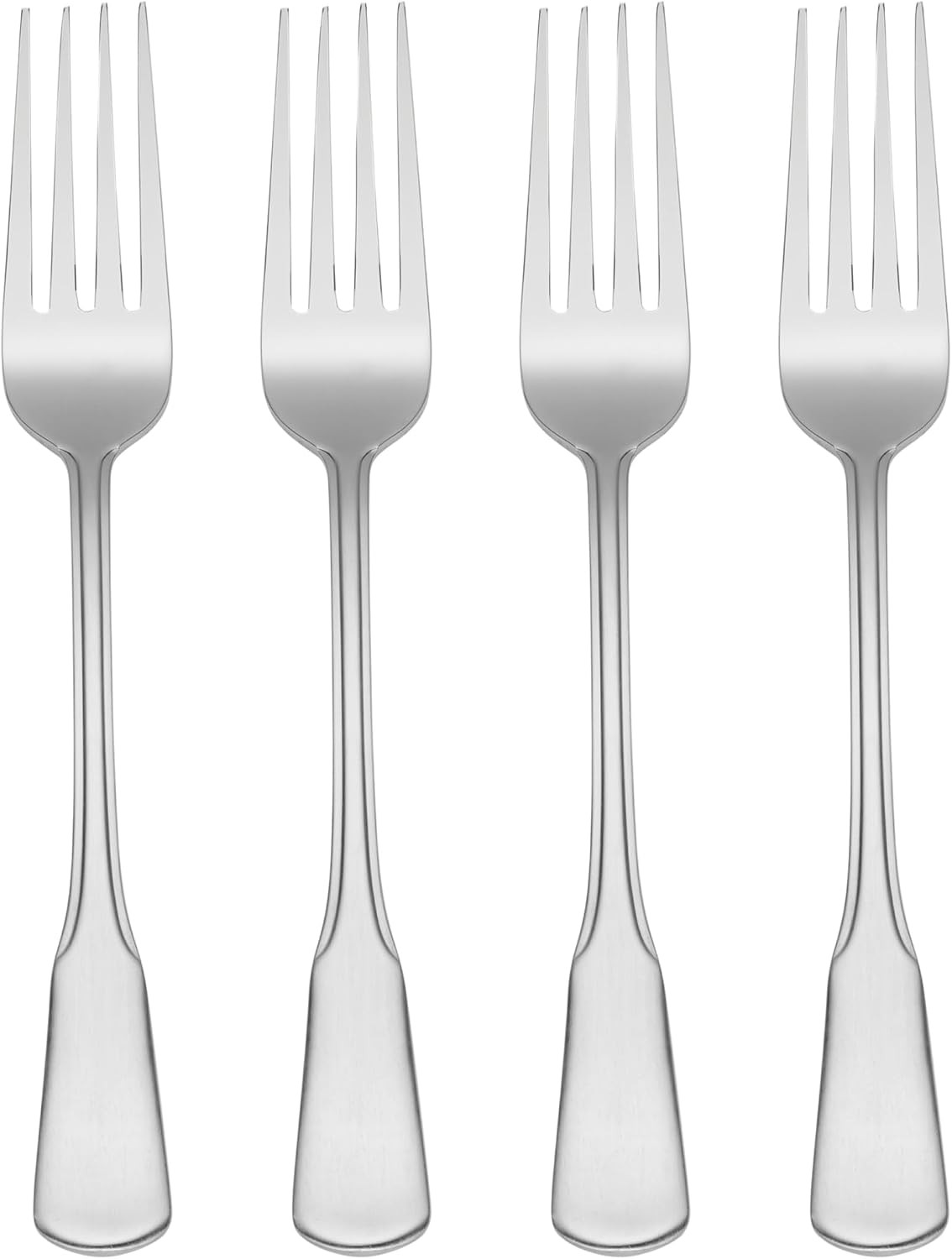 Oneida Flatware Colonial Boston Dinner Forks, Set of 4,Silver