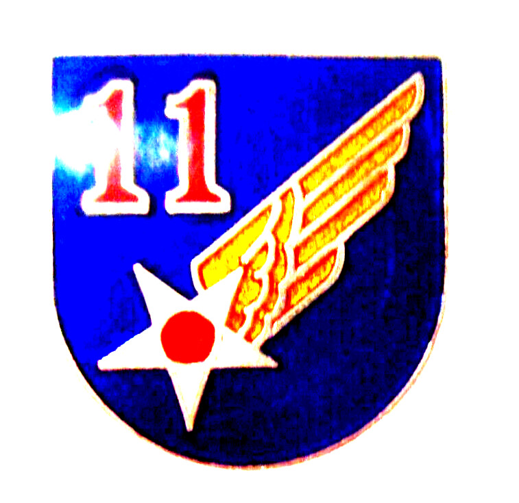 11TH ELEVENTH AIR FORCE VETERAN Military    Hat Lapel Pin 3/4 inch