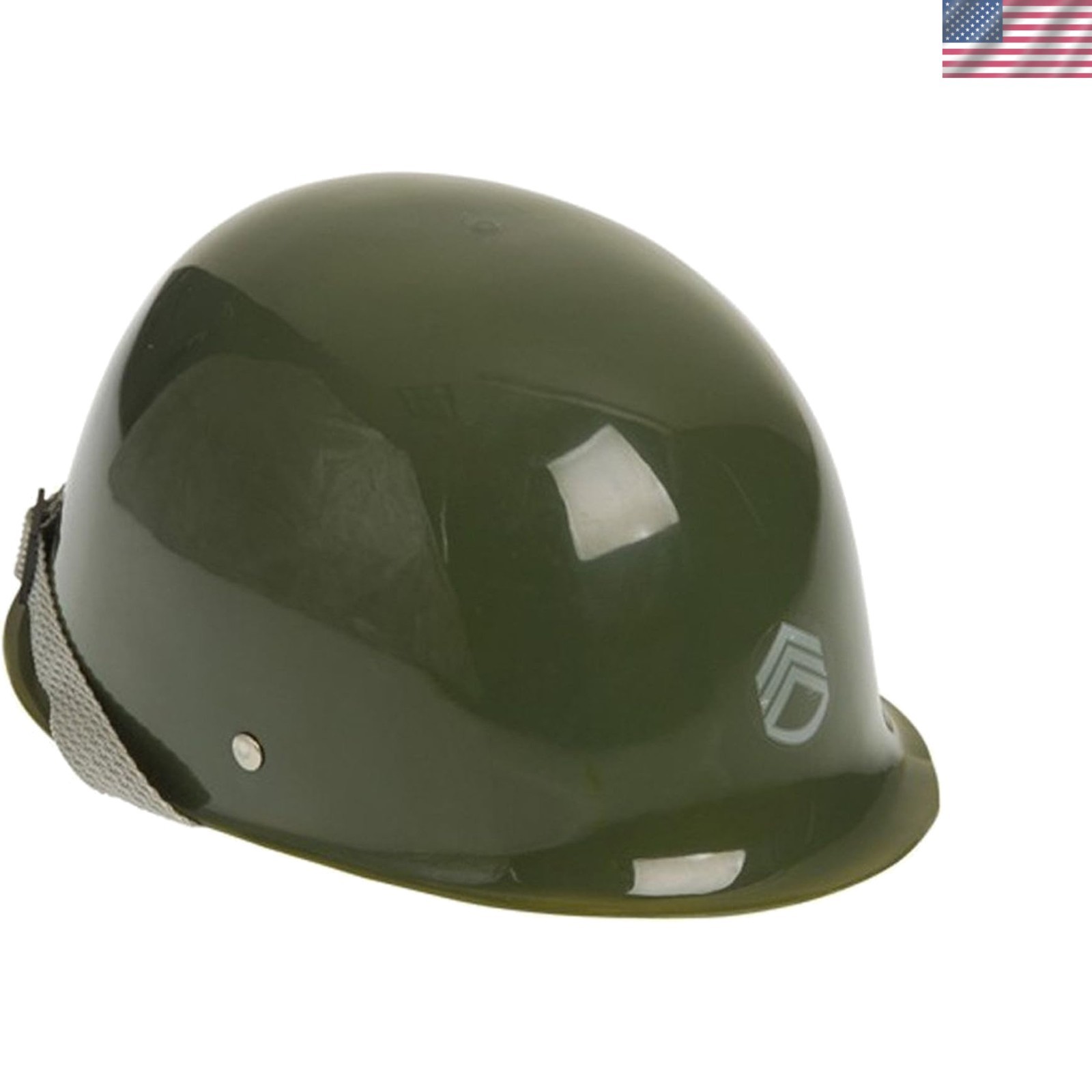 Military Child Helmet - Lightweight Plastic Costume Gear for Kids Ages 3-10