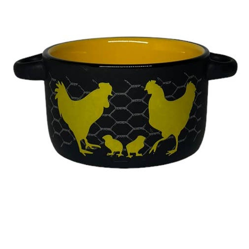 BERGQUIST IMPORTS Small Chicken Bowl With Handles