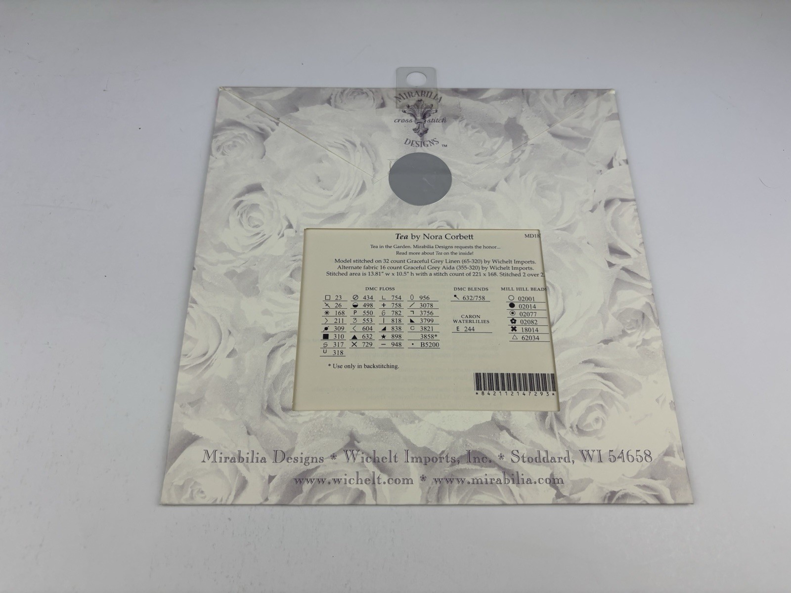 Mirabilia MD182 Tea Counted Cross Stitch Pattern Nora Corbett 8S