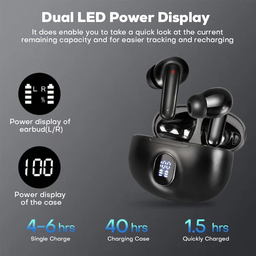 TWS Wireless Bluetooth Earphones Air In-Ear Pods Buds for iphone Samsung Android