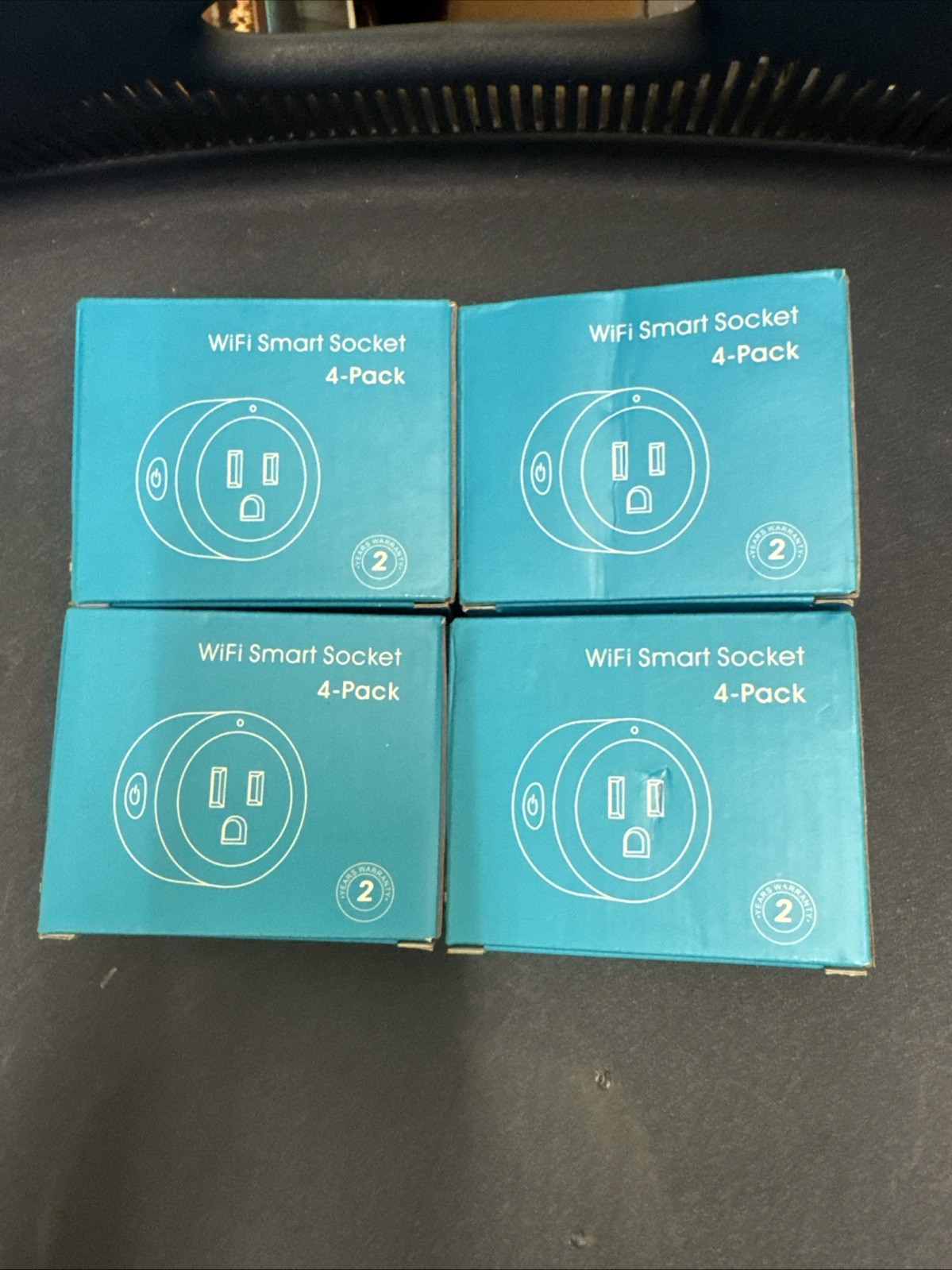 4 box Smart Plug ESICOO - Alexa, Echo & Google Home - Only WiFi 2.4G (4-Pack)