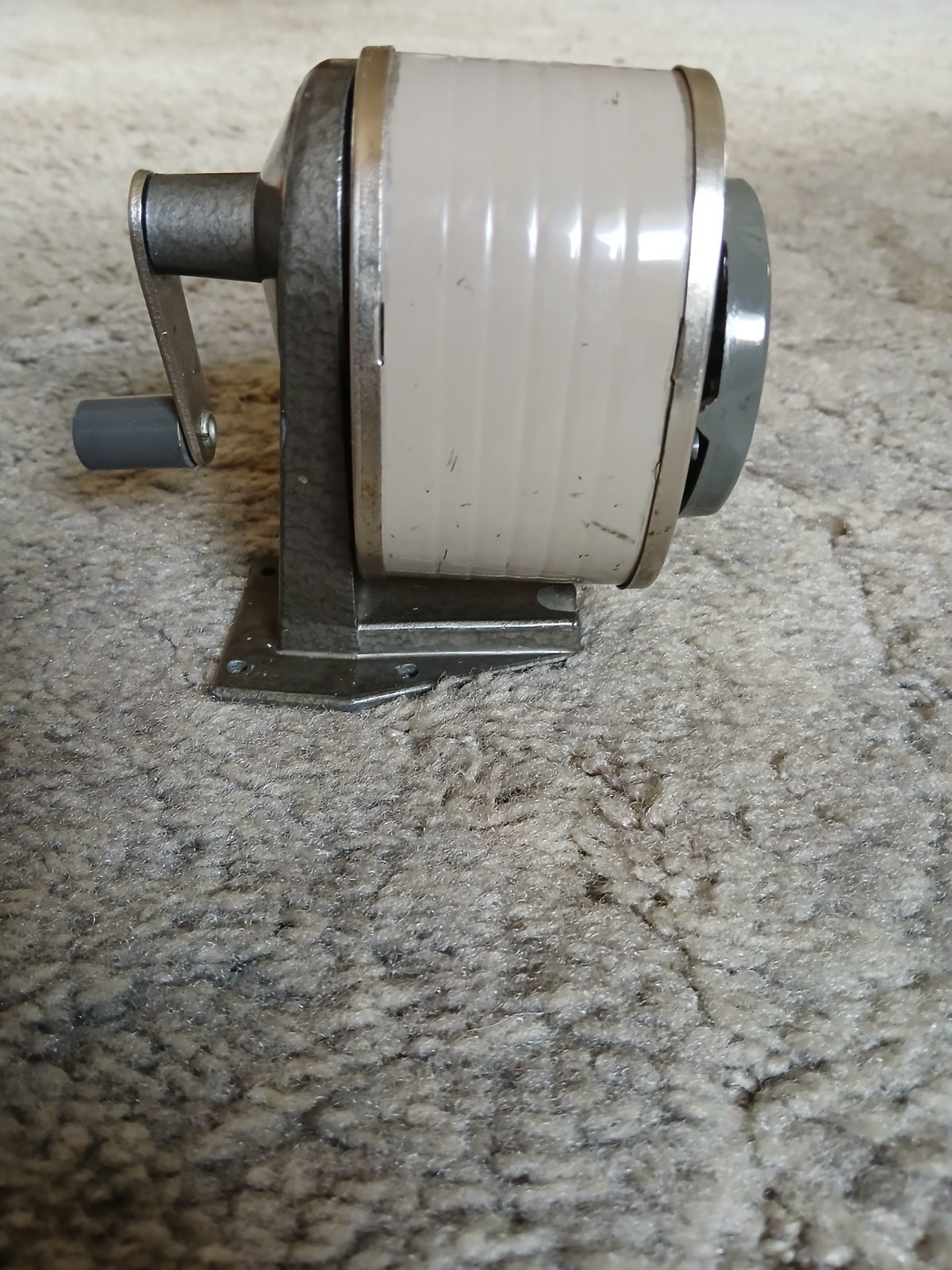 Vintage Apsco 'Giant' Pencil Sharpener 6-Hole Adjustable Metal Mounted