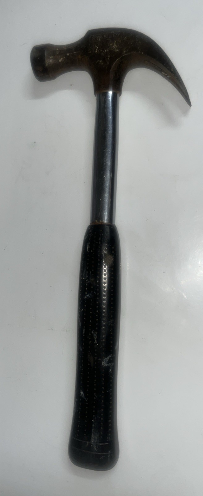 Vintage STANLEY ST 1 1/2 16oz Steel Master Claw Hammer Tubular Alloy Handle